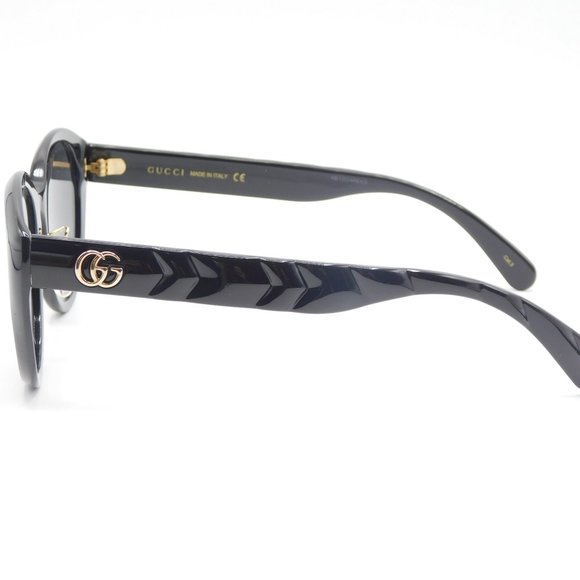 GUCCI GG0814SK 001 BLACK GREY CAT EYE WOMEN'S AUTHENTIC SUNGLASSES 56-20… - Picture 6 of 12